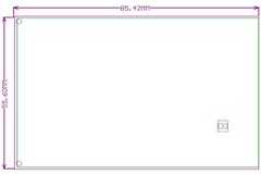 Waveshare 320×480 3.5inch TFT LCD Resistive Touch Display SPI for Raspberry Pi