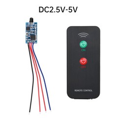 Infrared Remote Control With Receiver Module 5-12 Meters DC2.5V-5V DC5V-24V