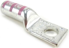 Blackburn 54909BE, 1/0 AWG, 3/8″ Stud, Long Barrel, Copper, 1-Hole Lug, 1 pc