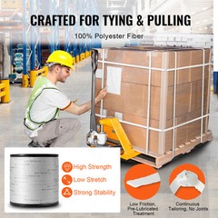 VEVOR Polyester Pulling Tape Mule Tape 1″ x 2103′ 6000 lbf Tensile Capacity