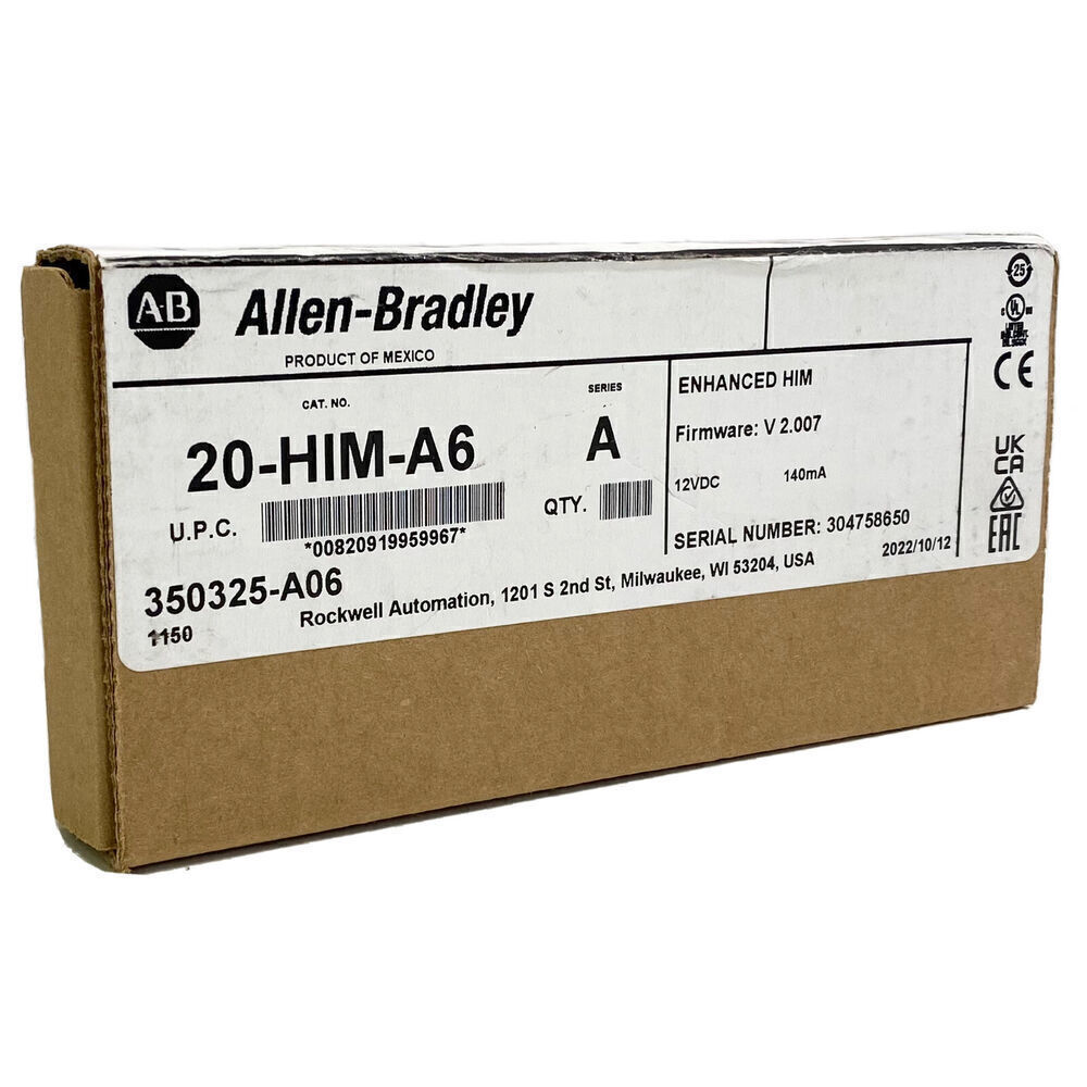 1PC NEW Allen Bradley 20-HIM-A6 PowerFlex HIM FW V 2.007 One year warranty