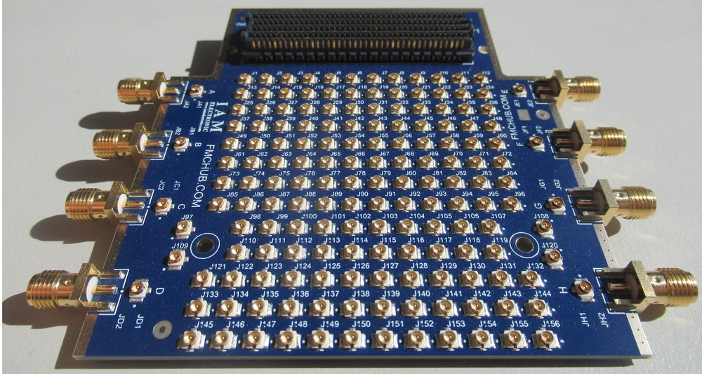 FPGA Mezzanine Card (FMC) HPC-U.FL Debug Board