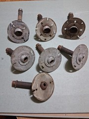 4″ Electrical Box Hanging 1/2″ Pipe Thread Swivel 15 Aligner Vintage SPERO