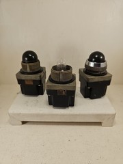 Used Lot Of 3 Maruyasu Electric Pilot Lamps P100V-110V