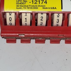 3M Scotch Code STD-0-9 Wire Marker Tape Dispenser 12174