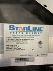 Starline Track Busway Feeder Box UF225T3C4S 4-Pole 225A 600V T3 22kAIC