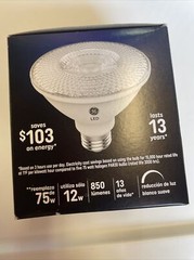 LED Flood/Security Bulb, Par30, Soft White, Short Neck, 1000 Lumens, 12-Watt