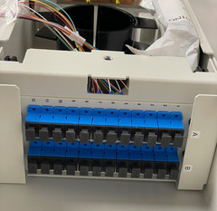 Corning WB424P12-3C-3RJATT 24F Fiber Wall Terminal SC UPC Single Mode AT&T WBT