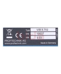 Pruftechnik AG VIB 5.752 machine monitoring machine condition monitoring