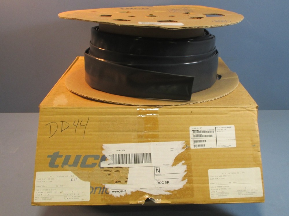 45+ ft of Raychem RT555-2-0-SP Heat Shrink Fluoropolymer Shrink Tube