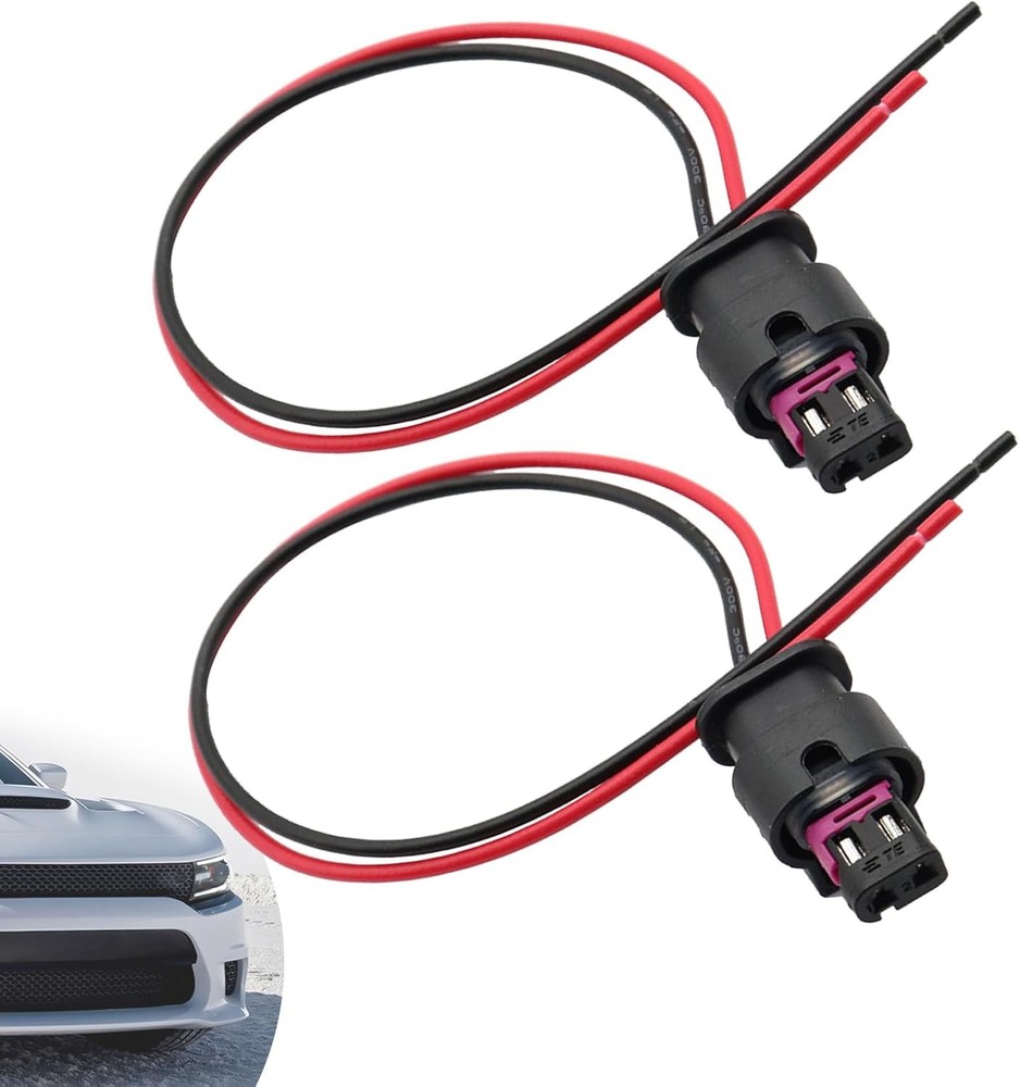 Side Marker Lights Pigtail Connector Harness Compatible with Dodge Charger 2015-