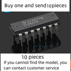 10 pieces set original TL084CN DIP-14 four channel 1.4mA 5V~ 15V