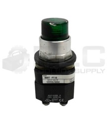 LOT OF 2 ALLEN BRADLEY 800T-PT16 /T PUSH BUTTON W/ 800T-N326 /A W/ 800T-XA /D
