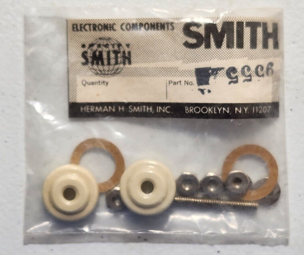 Insulator Kit H.H. Smith 9555 E.F. Johnson 133-55 High Volt Steatite