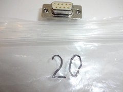Lot of 50+ new connectors ODU AMP DSR L-Com DB9 SCSI