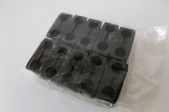 LOT OF 17 NWS CB-12 Block for 1/2″ Coaxial Cable Double Run (170 Total Pcs)