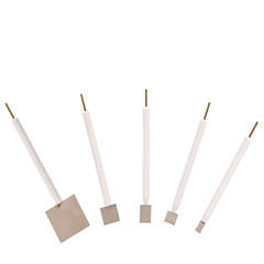 6x80mm Electrode PTFE Rod Purity 99.99% Pt Platinum Electrode Platinum Plates