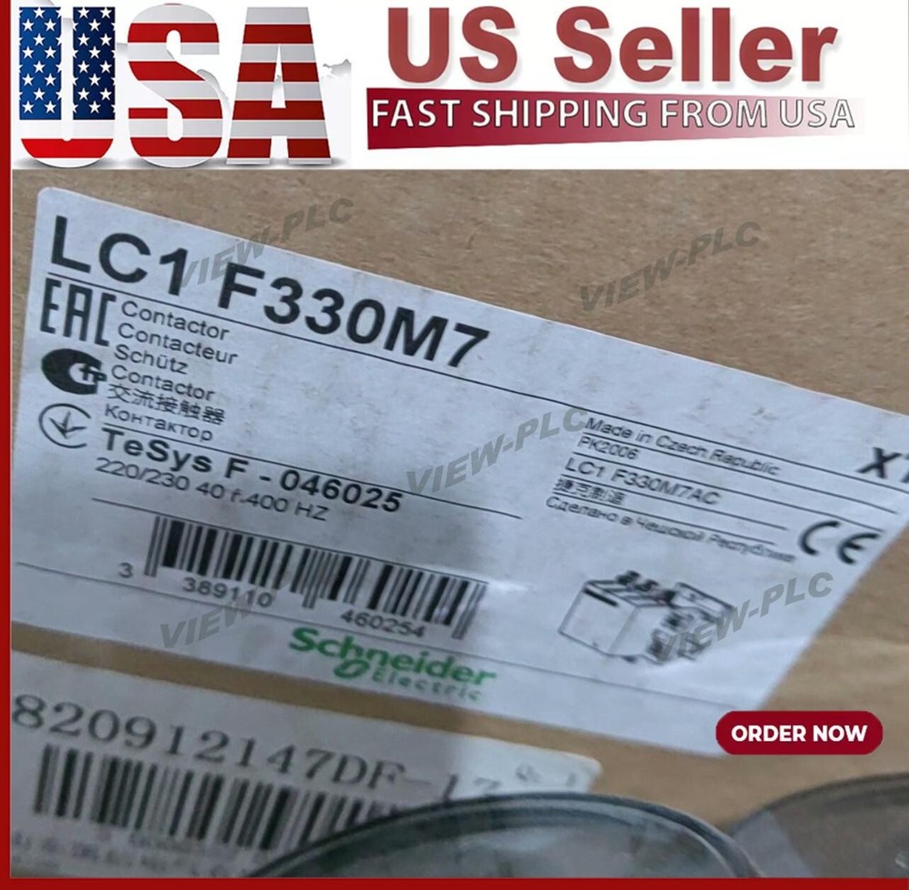 one New snd Contactor LC1F330M7 330A 220V 50/60Hz Fast Ship