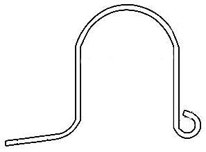 Steel City J 800 54, Interlocking Strap, Interlocking Strap Sz54 Stl, 1 PC