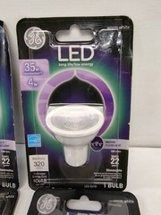 Lot of 4 LED Flood Light Bulb, Indoor, 320 Lumens, 4-Watts -93120701 LED GU10