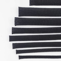 Expandable Braided Cable Tidy Sleeving Wire Harness Flexible Black Polyester PET