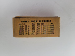 Lot of 3 – BUSS 263 Bussmann Fuse Reducers (Box of 2) – Next Day Option – New