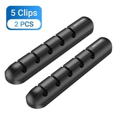 Cable Holder Clips Cable Management Cord Organizer Silicone USB Charging Cable