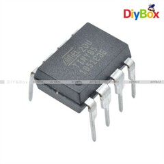 1PCS ATTINY85-20PU IC MCU 8BIT 8KB FLASH 8DIP Top ATTINY85