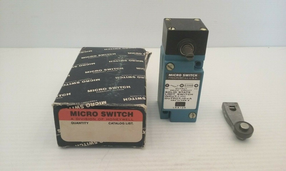 MICRO SWITCH LSA12A HEAVY DUTY ROTARY HEAD LIMIT SWITCH SOLID STATE 5VDC NIB