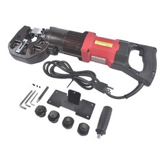 22T Heavy Duty Metal Punch for Aluminum Copper Steel Angle Iron with 5 Dies