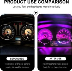 10-Piece T10 194 168 Dashboard Instrument LED Light Bulbs with Twi Color: Pink