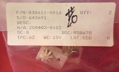 741 OpAmp µA741AHMB Gold Lead Litton Mil Contract Part 2pcs Lit PN 8386111-0016
