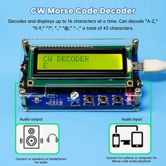 DC 5V CW Morse Code Decoder Circuit Board Welding Practice DIY Electronic Kit