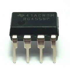 4PCS RC4558 + Sockets Dual Operational Amplifier DIP-8 New IC