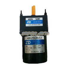 1PCS NEW 25W three-phase horizontal motor 4IK25GN-S3T 4GN50K reducer 3-18 ratio