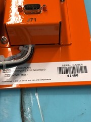 AMAT 0190-A6237 Backplate FFU 2W/2.5W/3W, EFAM, Corcom F7252, 167621