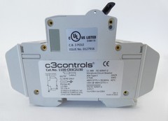 C3 Controls 1100-CB3C2U30 Mini Circuit Breaker 3P 30A MCB UL 489 – NEW Surplus!