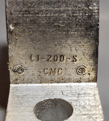 C.M.C. LI-200S, 3/0 – 6 AWG, Tin Plated Aluminum Lay In Mechanical Conn, Qty 26