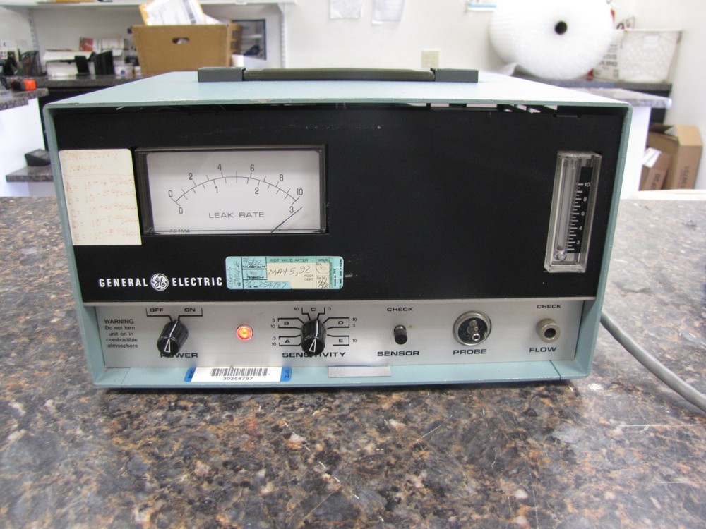 GE GENERAL ELECTRIC INDUSTRIAL HALOGEN LEAK DETECTOR 420810HFJK7 H25B -NK6