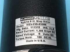 Elwood Gettys M23-23D-6328E Hybrid P.M. Step Motor, 158277