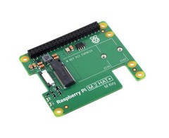Official Pi PCIe to M.2 HAT for Raspberry 5, + HAT+ Board Only