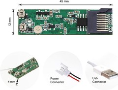 The…Cam C55 Low Power 3GP Camera Module, Green Module 352×288