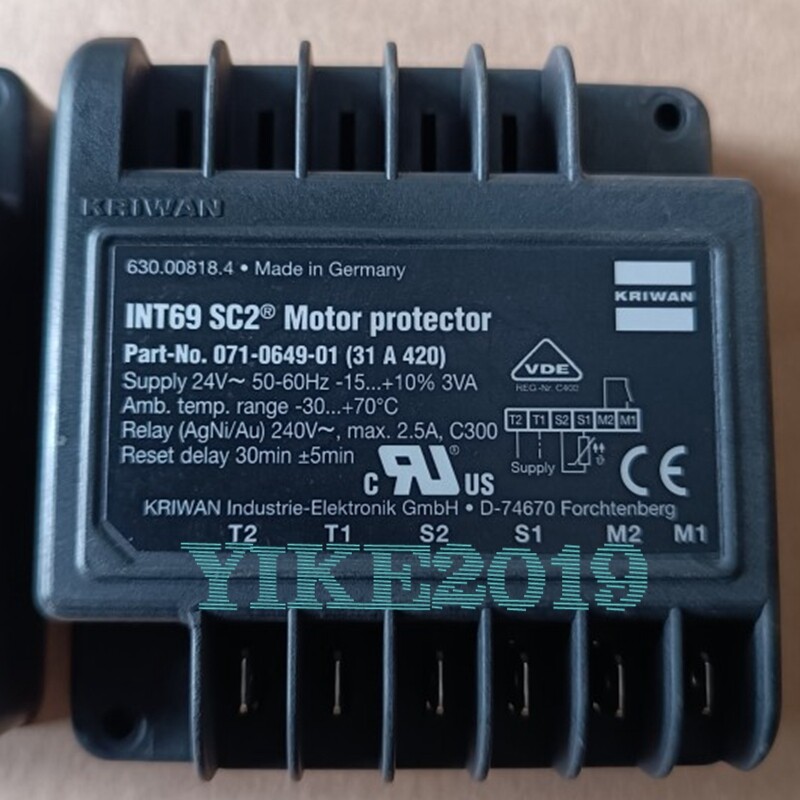 FOR KRIWAN INT69SC2 071-0649-01 31A420 24V Compressor Protection Control Module