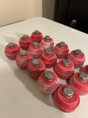 15 New MBI Mar-Bal Electrical High Voltage Standoff Insulators 1 3/8” X 1 3/4”