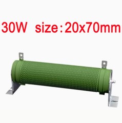 10W-7KW Ceramic Resistor 1Ω-200Ω Inverter Load Test w/Mounting Kit High-quality