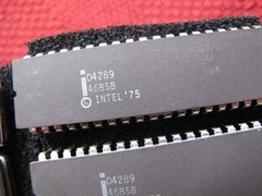 vintage Intel 8080 Lot Microprocessor Eprom Chips
