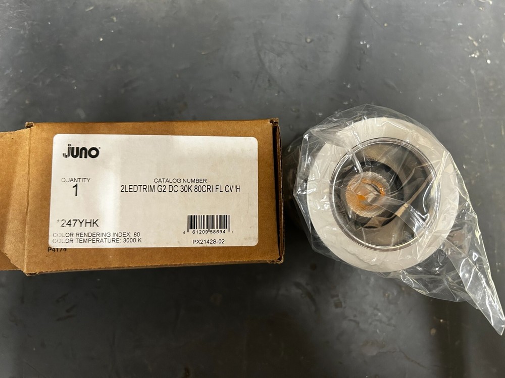 JUNO 2” LED CAN DRIVERS # 2LEDTRIM G2 DC 30K 80CRI FL CV H