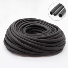 Φ1-50mm Silicon Fiber Glass Tube High Temperature Insulated Sleeving Black/White