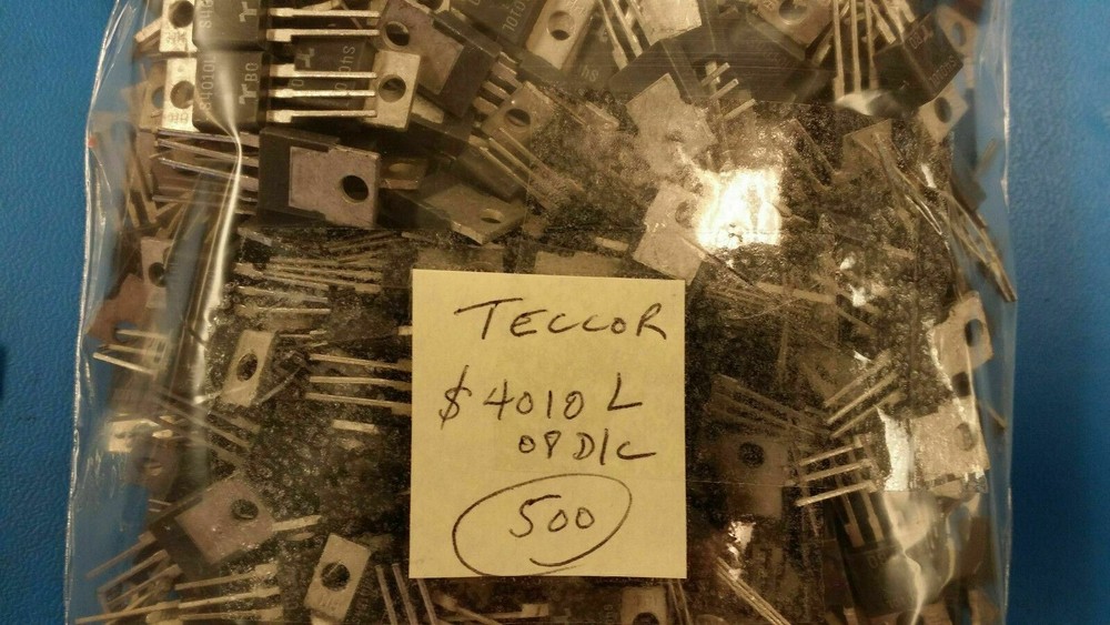(5 PCS) S4010L TECCOR Thyristor SCR 400V 10A 3-Pin(3+Tab) TO-220AB Isolated