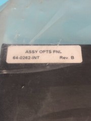 Asymtek 64-0262-INT Assy, Opts, Panel, 146029